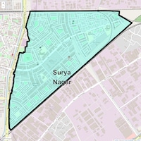 Surya Nagar Map