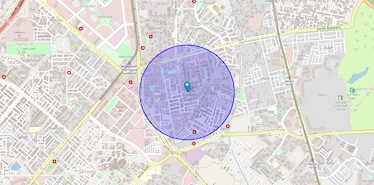 Location Map of Sushant Lok I, Gurgaon