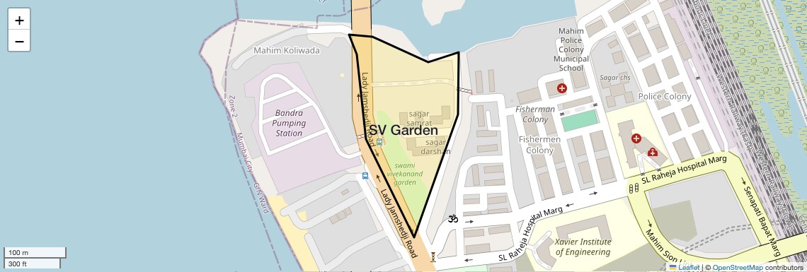 Location Map of SV Garden, Mumbai