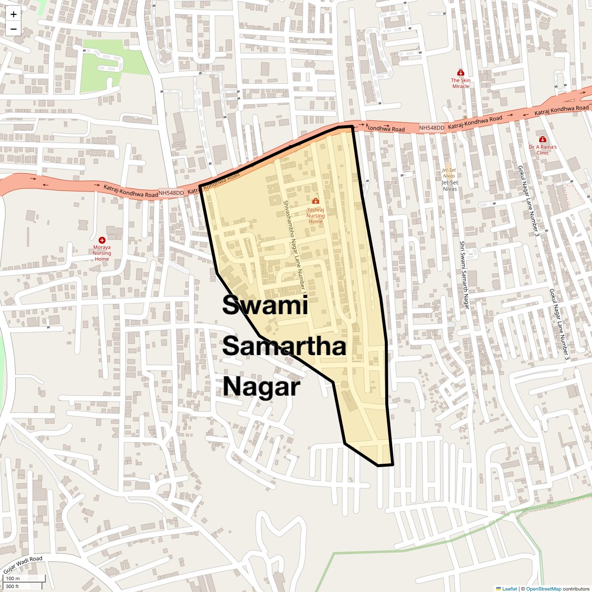 Check Time Travel of Swami Samartha Nagar, Pune