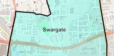Location Map of Swargate, Pune