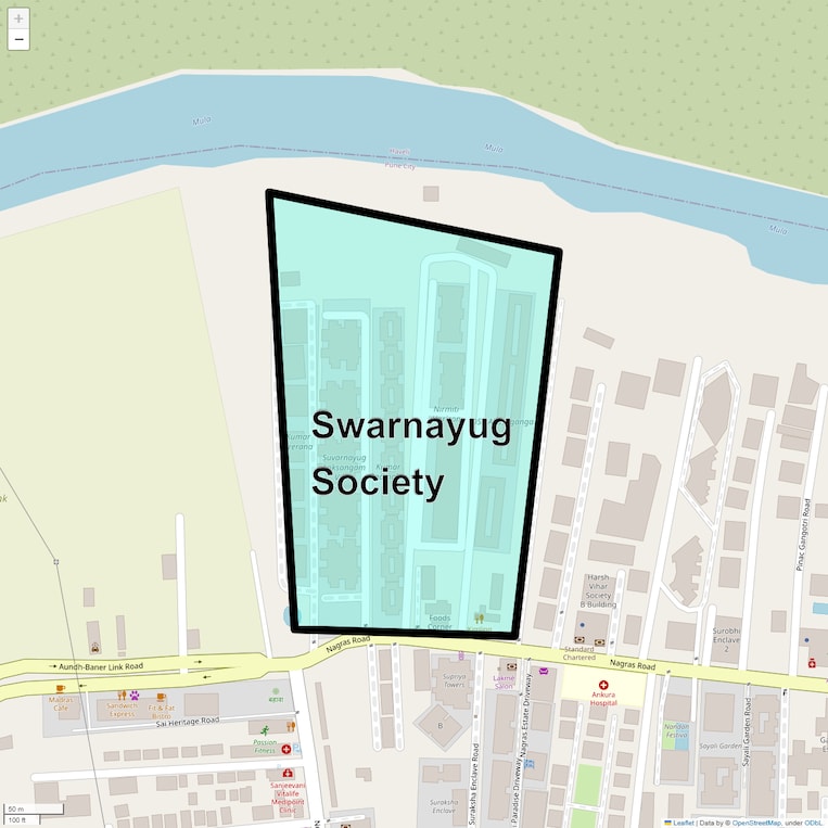 Location Map of Swarnayug Society