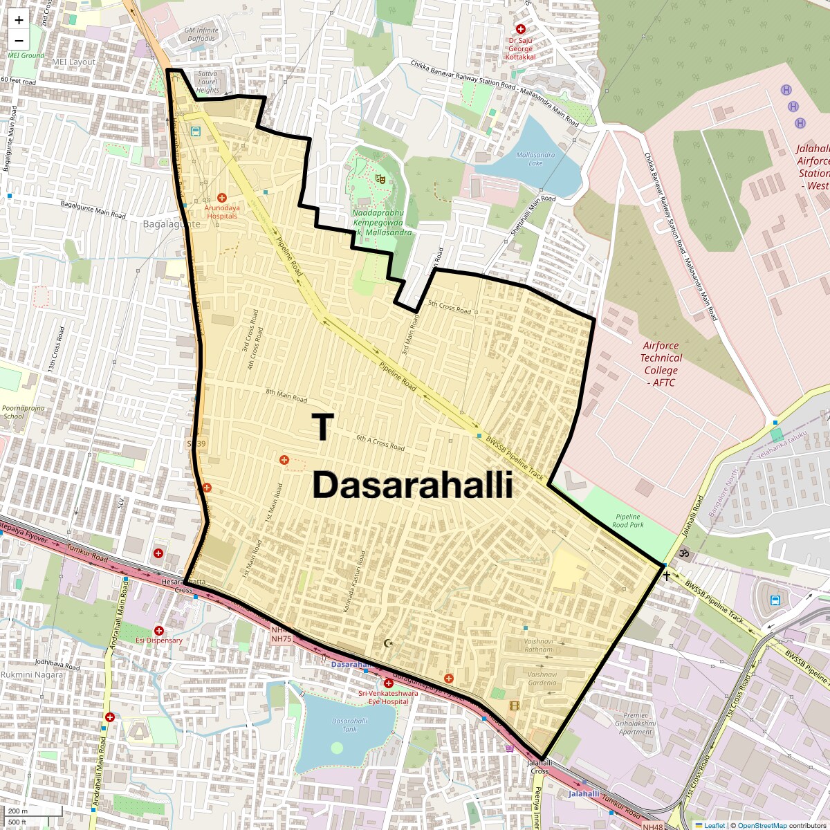 Check Time Travel of T Dasarahalli, Bangalore