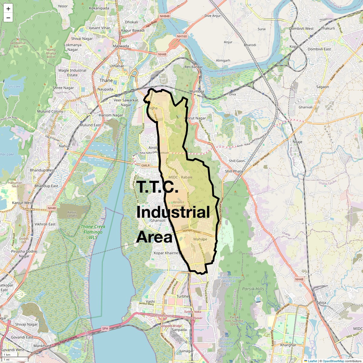 Check Time Travel of T.T.C. Industrial Area, Navi Mumbai