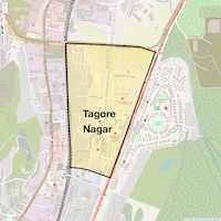 Tagore Nagar Map