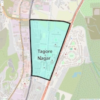 Tagore Nagar Map