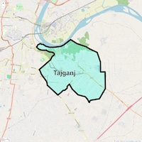 Tajganj Map