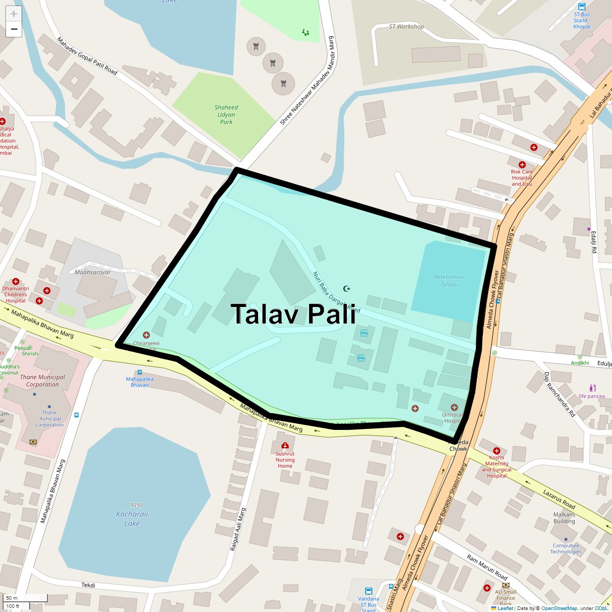 Talav Pali Map