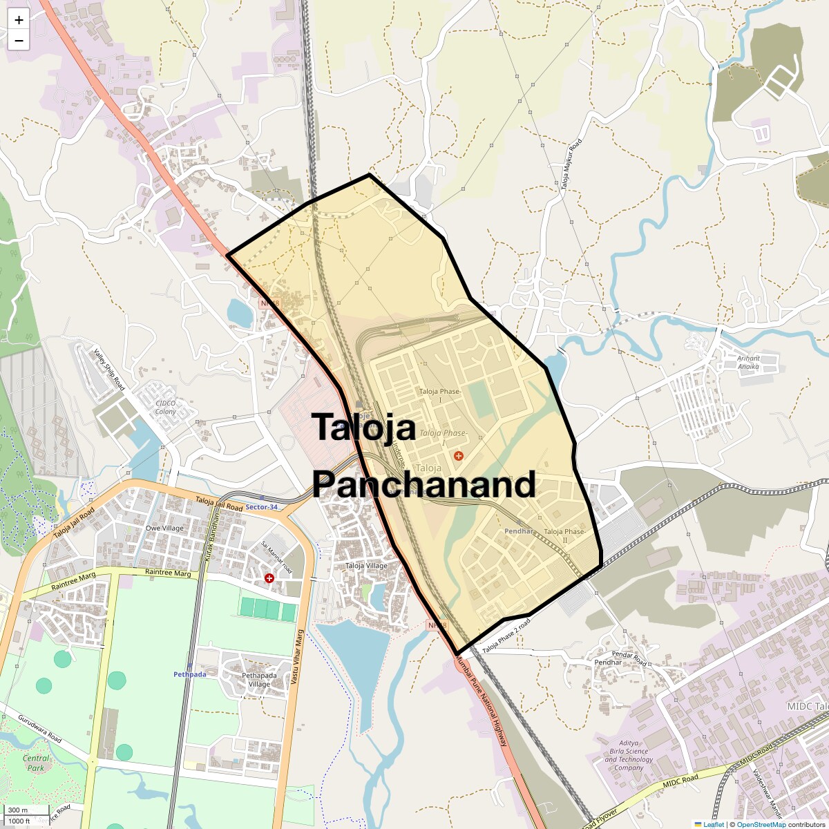 Check Time Travel of Taloja Panchanand, Navi Mumbai