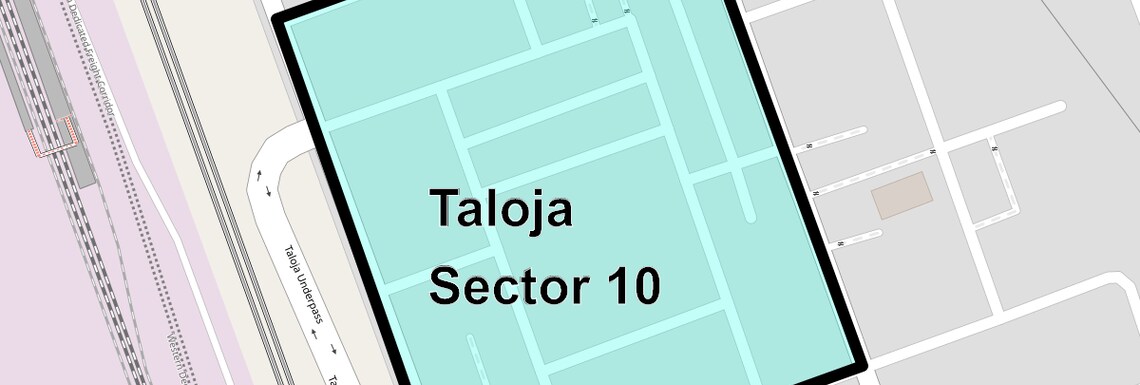 Location Map of Taloja Sector 10, Navi Mumbai