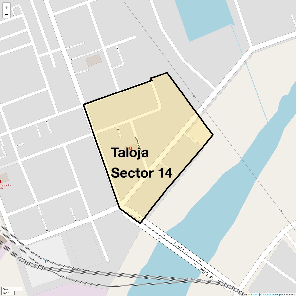 Taloja Sector 14 Map