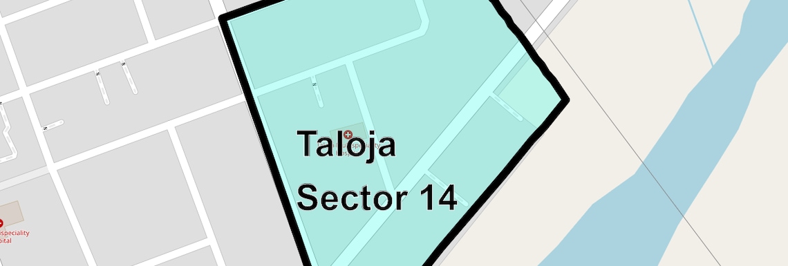 Location Map of Taloja Sector 14, Navi Mumbai