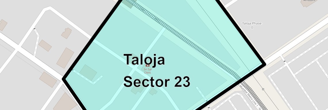 Location Map of Taloja Sector 23, Navi Mumbai