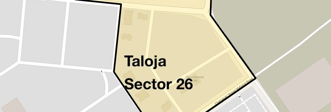 Location Map of Taloja Sector 26, Navi Mumbai