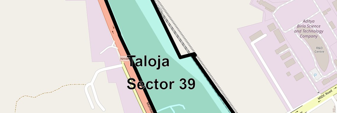 Location Map of Taloja Sector 39, Navi Mumbai