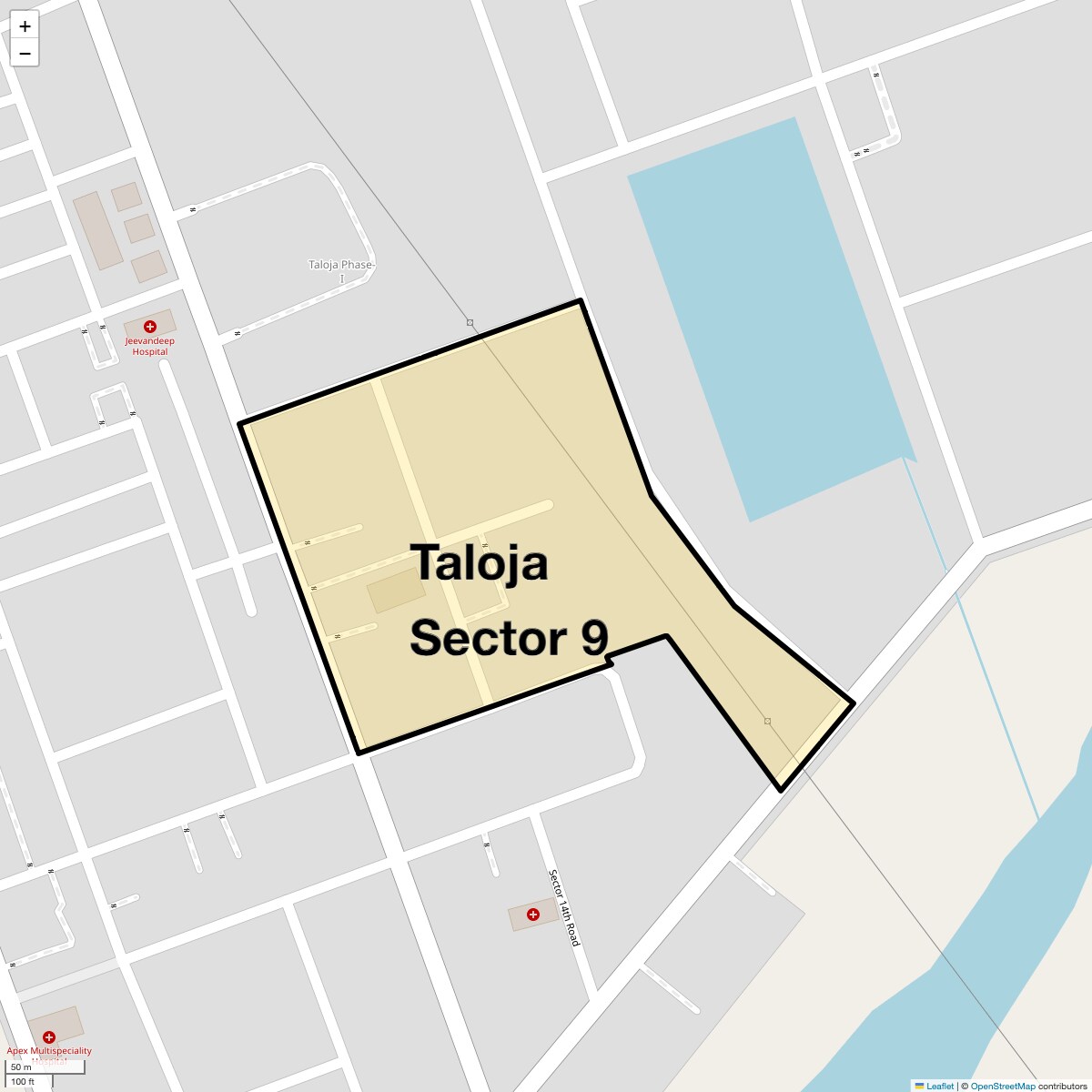 Taloja Sector 9 Map