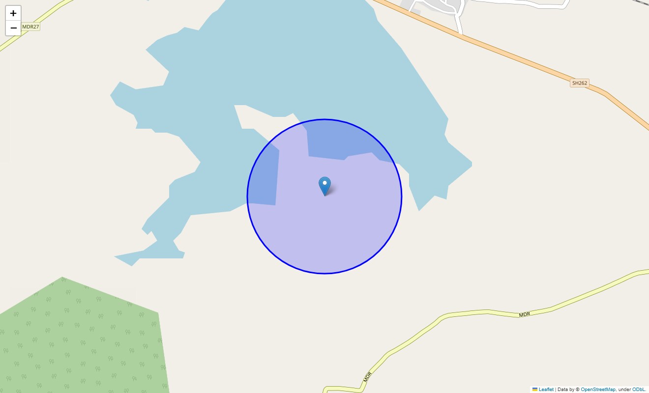 Location Map of Tambekhani, Nagpur