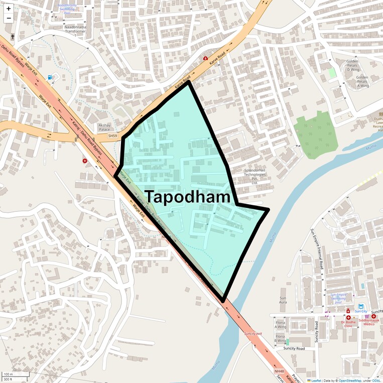 Location Map of Tapodham