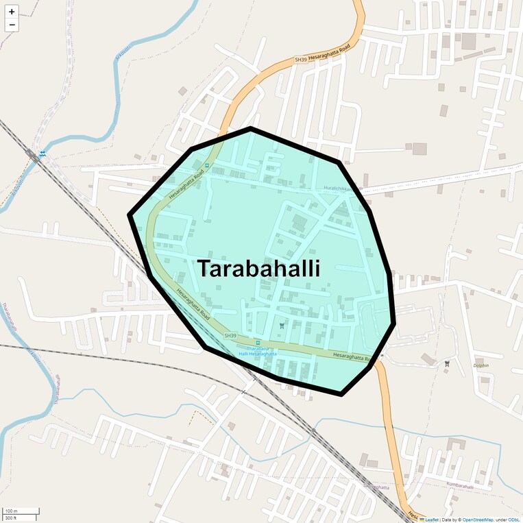 Location Map of Tarabahalli