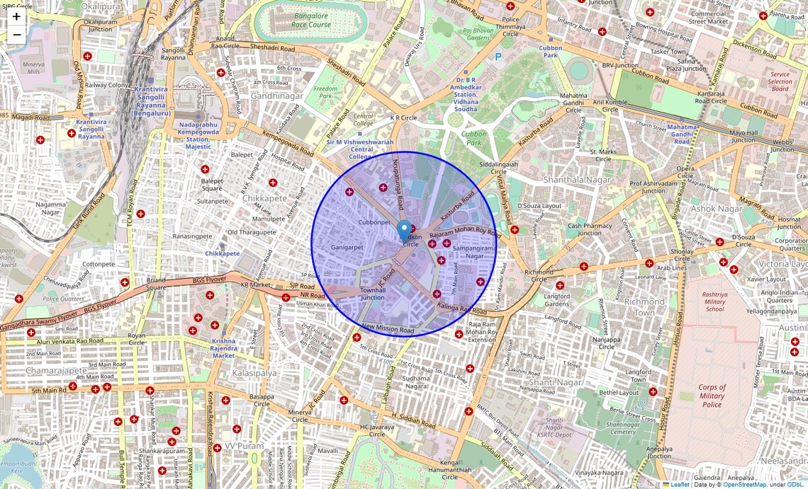 Location Map of Taralu, Bangalore