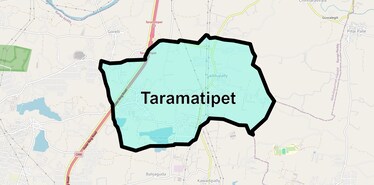 Location Map of Taramatipet, Hyderabad