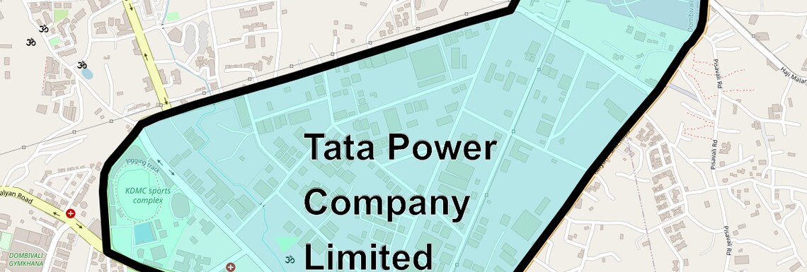 Location Map of Tata Power Company Limited, Thane