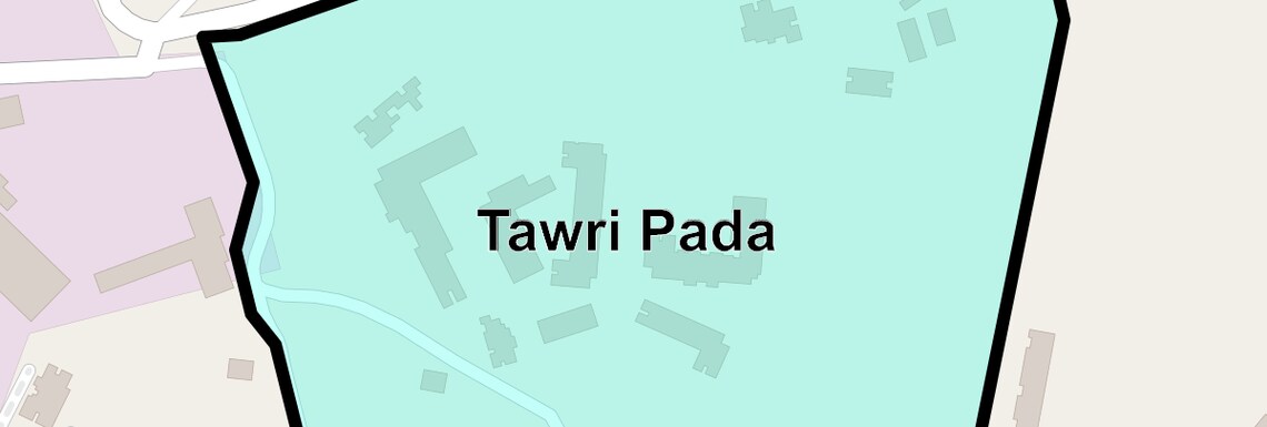 Location Map of Tawri Pada, Thane