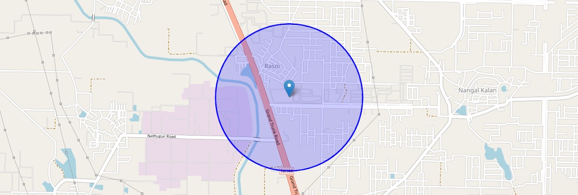 Location Map of Tdi City Kundli, Sonipat