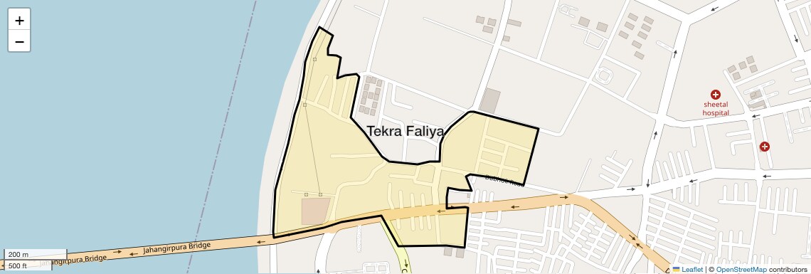 Tekra Faliya Map