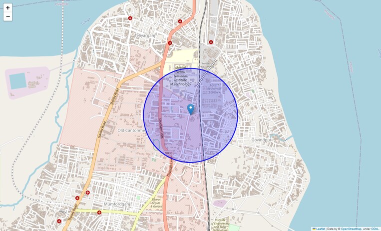 Location Map of Teliarganj