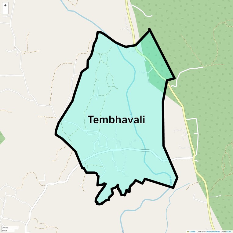 Location Map of Tembhavali