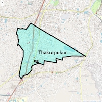 Thakurpukur Map