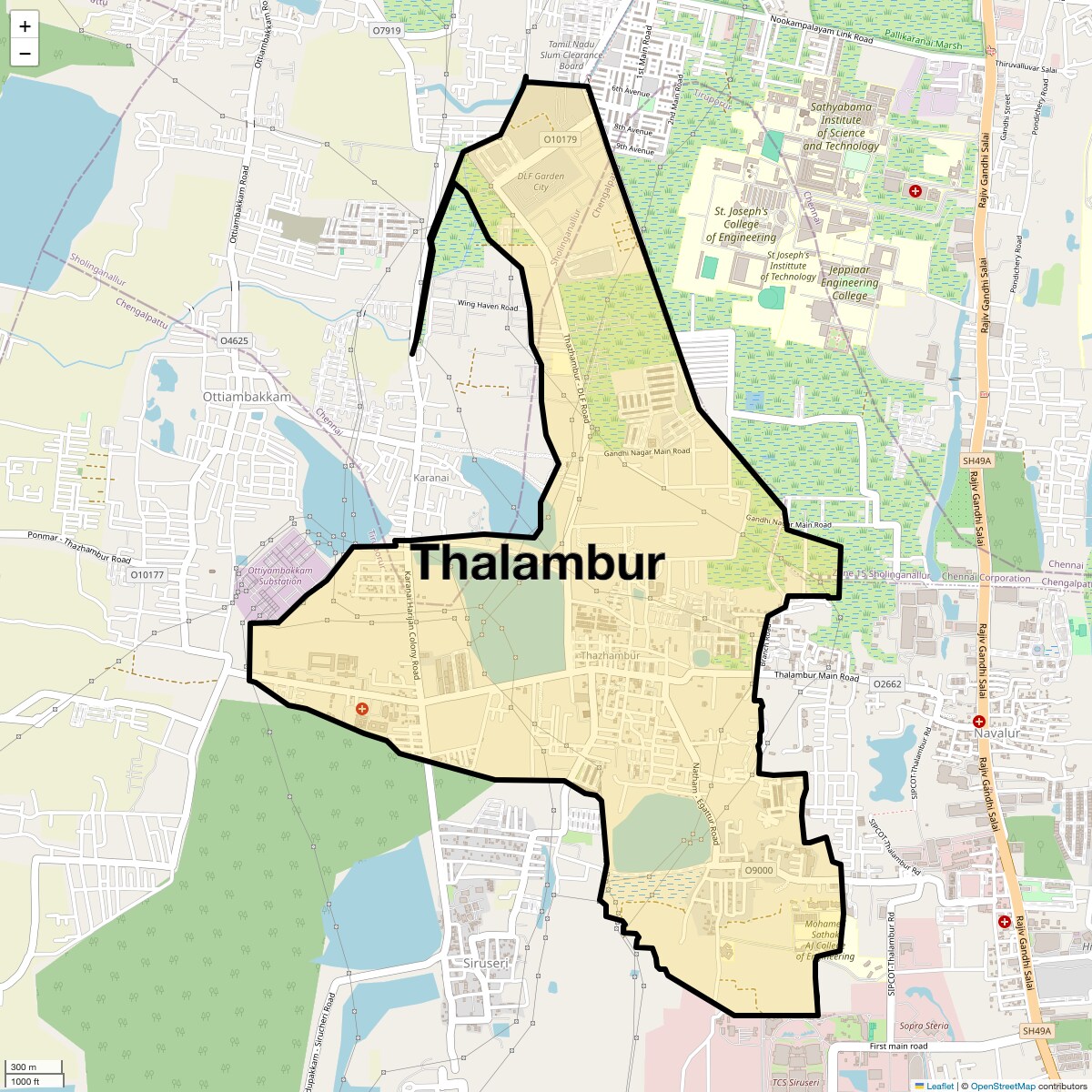 Check Time Travel of Thalambur, Chennai