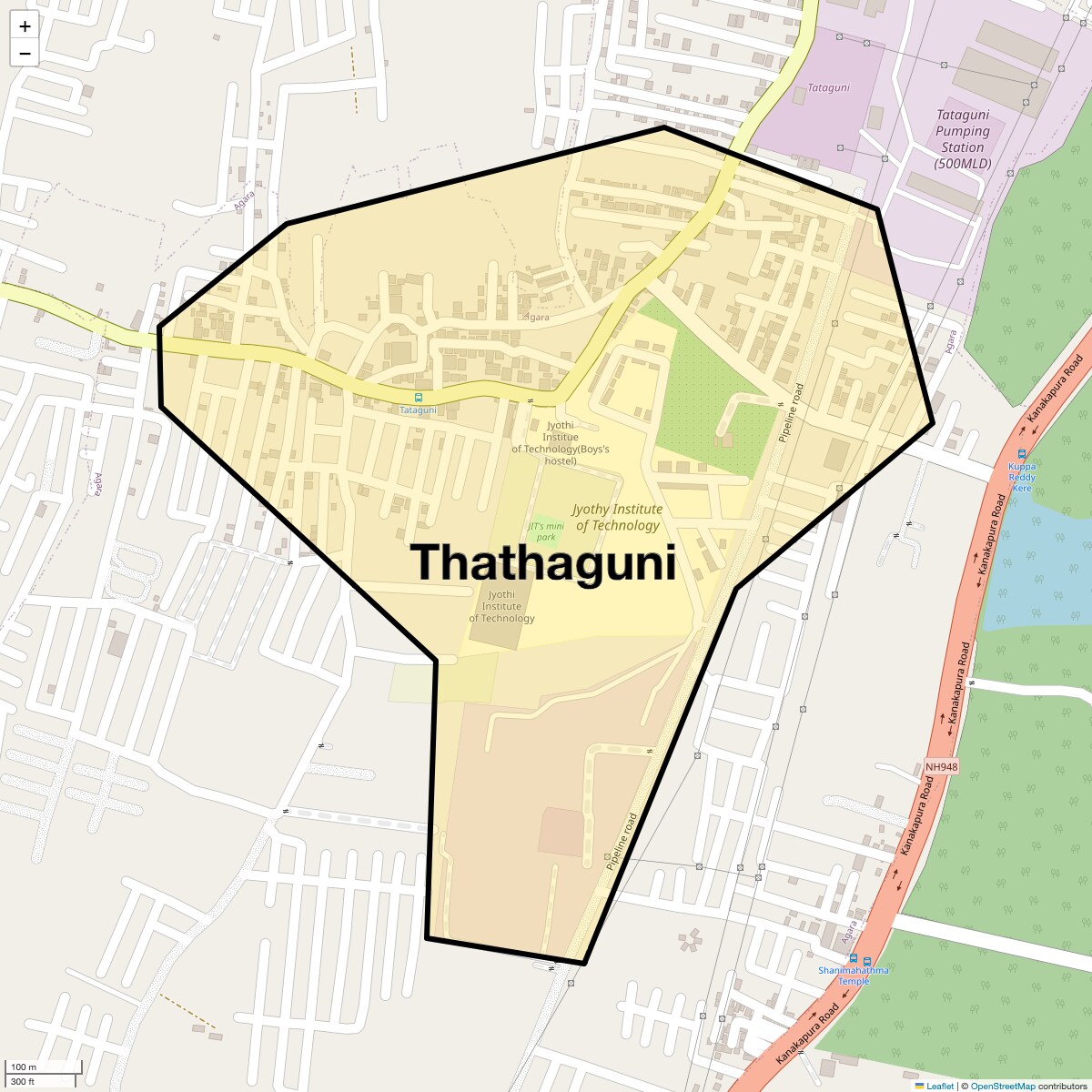 Check Time Travel of Thathaguni, Bangalore