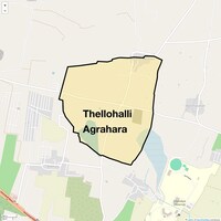 Thellohalli Agrahara Map