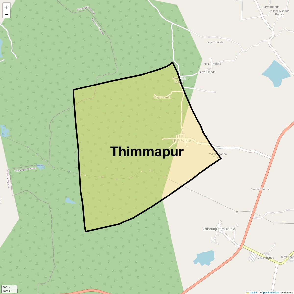 Check Time Travel of Thimmapur, Hyderabad