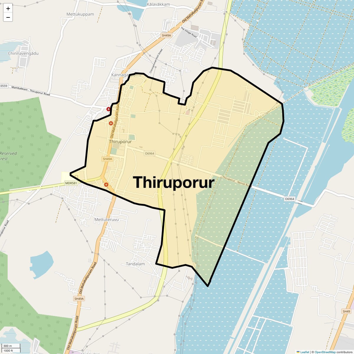 Check Time Travel of Thiruporur, Chennai