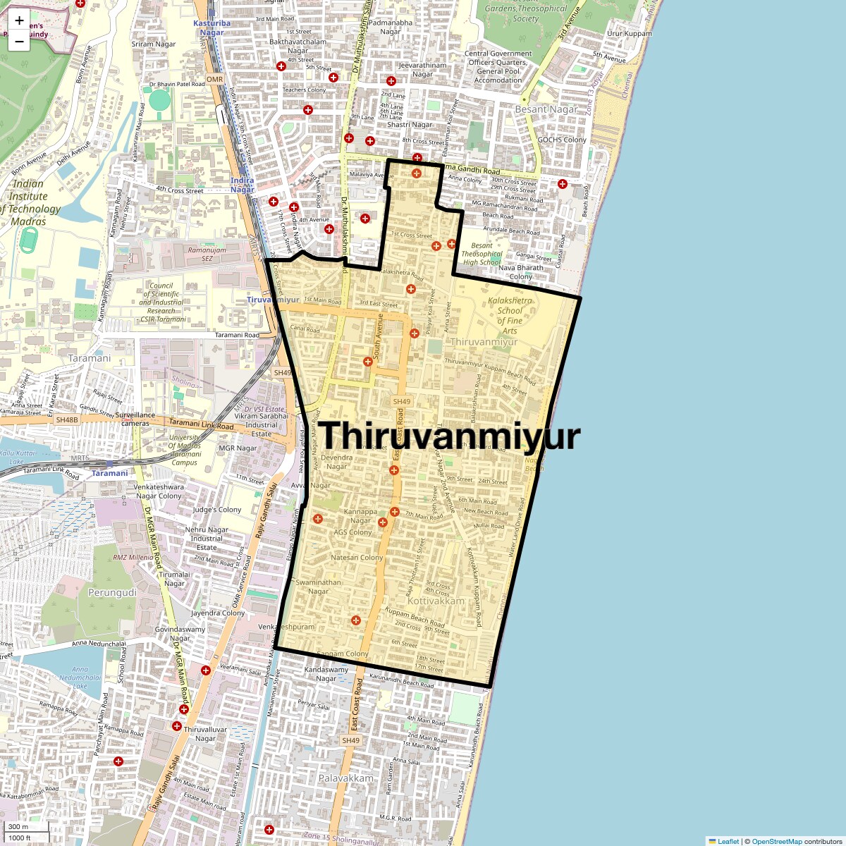 Check Time Travel of Thiruvanmiyur, Chennai