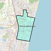 Thiruvanmiyur Map