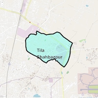 Tila Shahbazpur Map