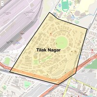 Tilak Nagar Map