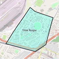 Tilak Nagar Map