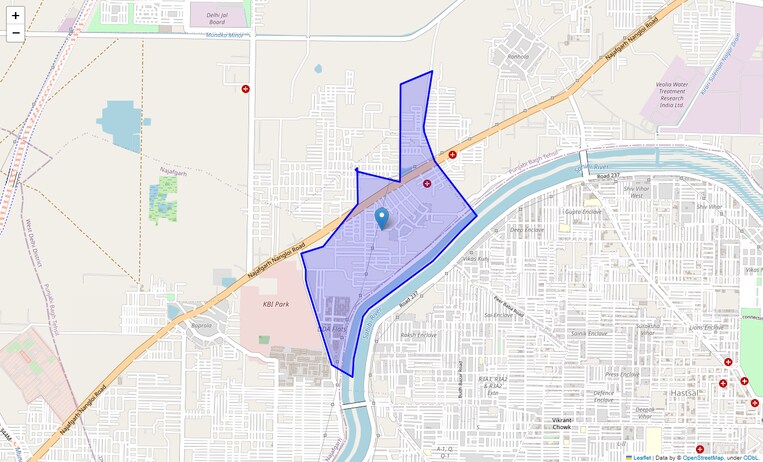 Location Map of Tilangpur Kotla