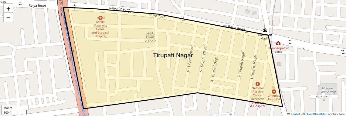 Check Time Travel of Tirupati Nagar, Rajkot