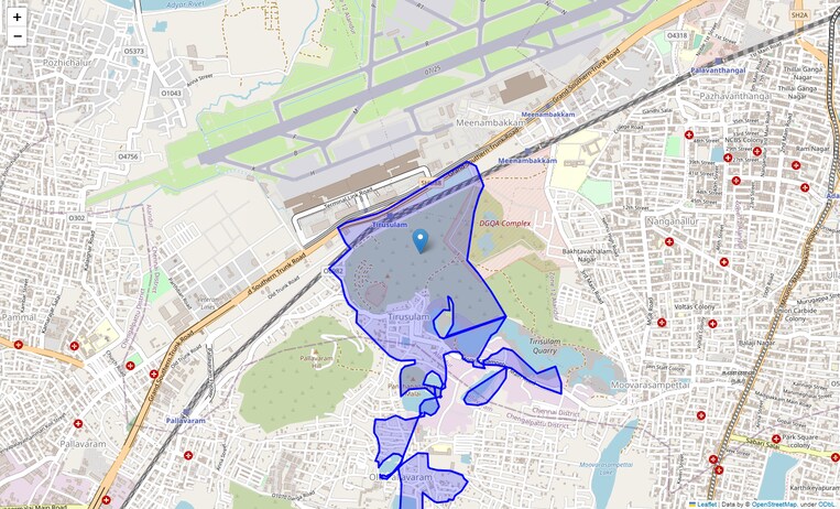 Location Map of Tirusulam
