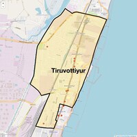 Tiruvottiyur Map