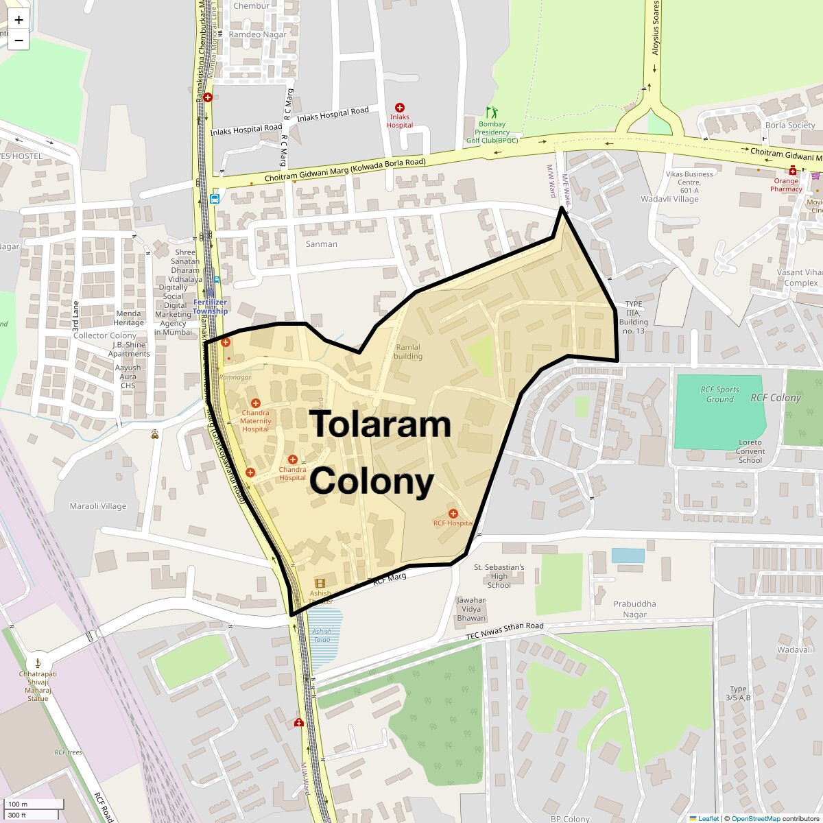 Check Time Travel of Tolaram Colony, Mumbai