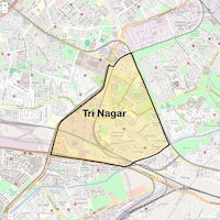 Tri Nagar Map