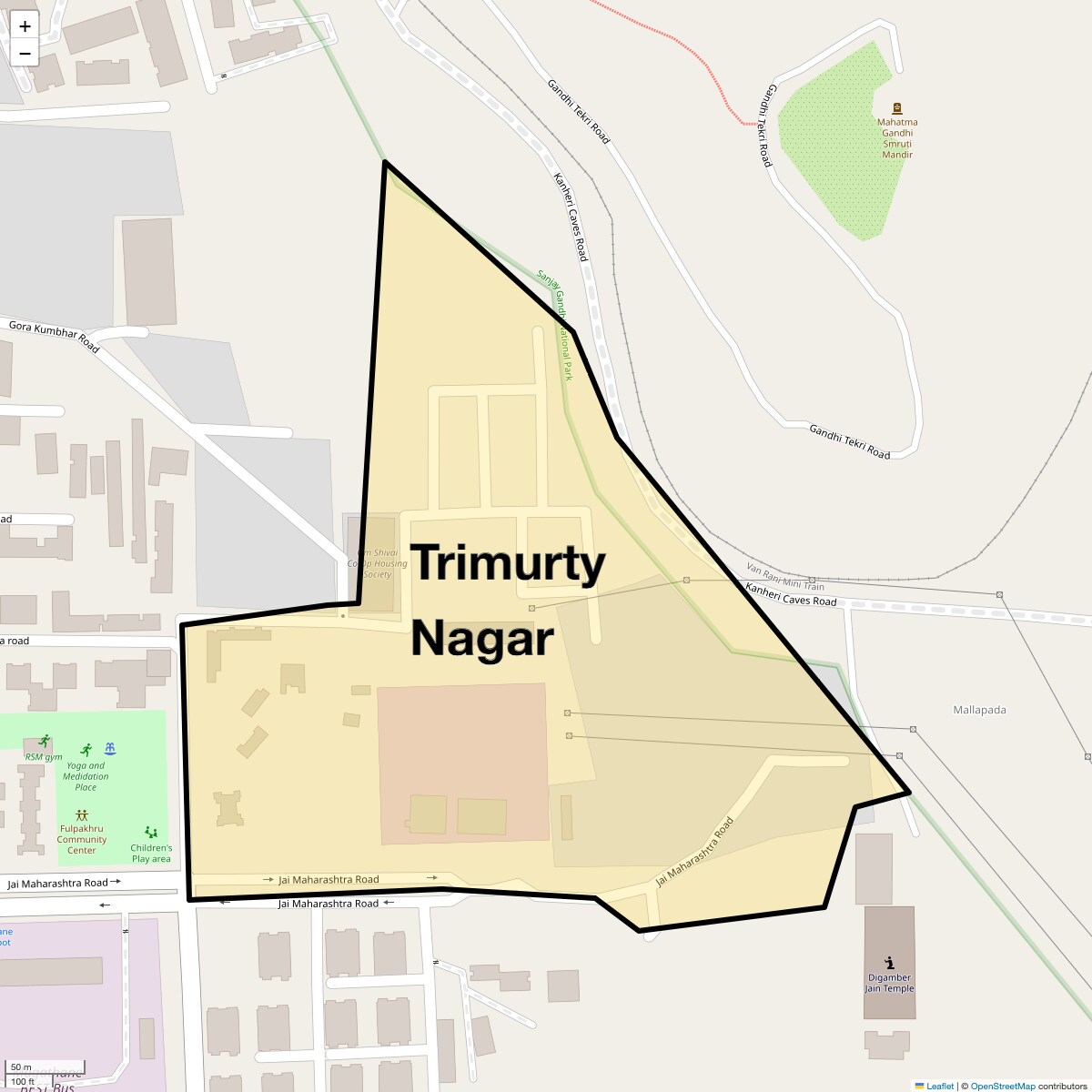Check Time Travel of Trimurty Nagar, Mumbai