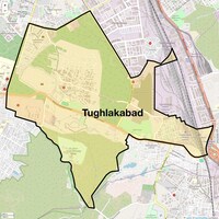 Tughlakabad Map